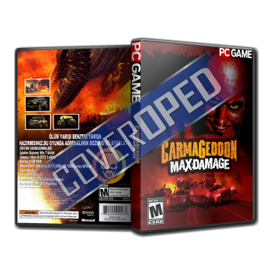 Carmageddon Max Damage Pc Game Cover Tasarımı